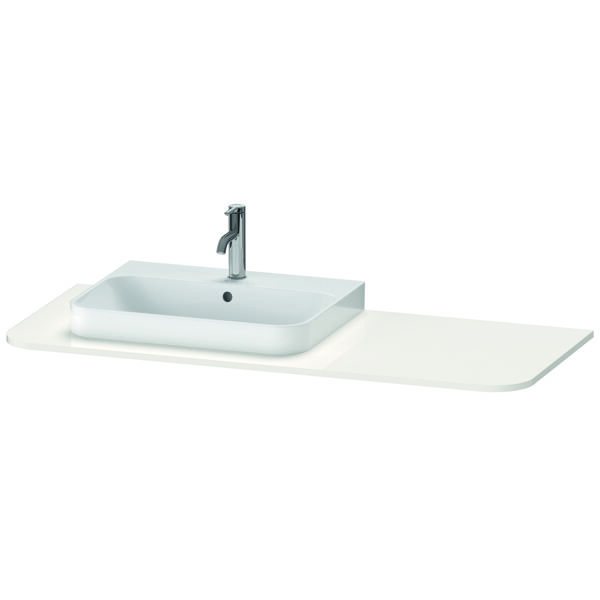 Duravit Happy D.2 Plus Console HP031K, 1300x550 mm, 1 cut-out left, fo...