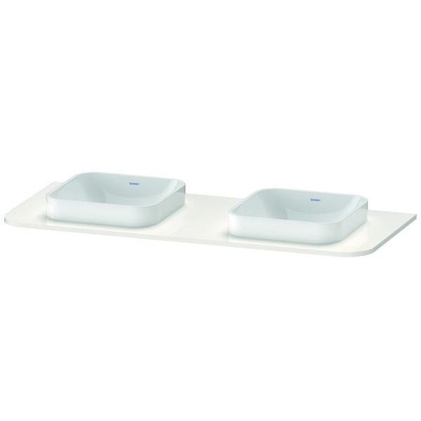 Duravit Happy D.2 Plus Console HP032K, 1300x550 mm, 2 cut-outs, for wa...