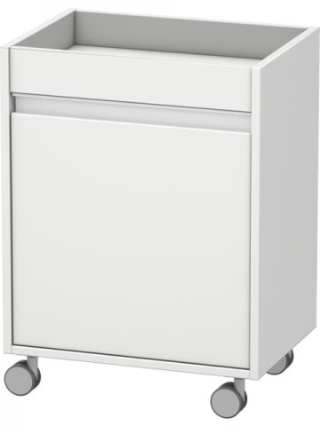 Duravit Ketho mobile pedestal 2530, 1 wooden door, stop right, 500mm