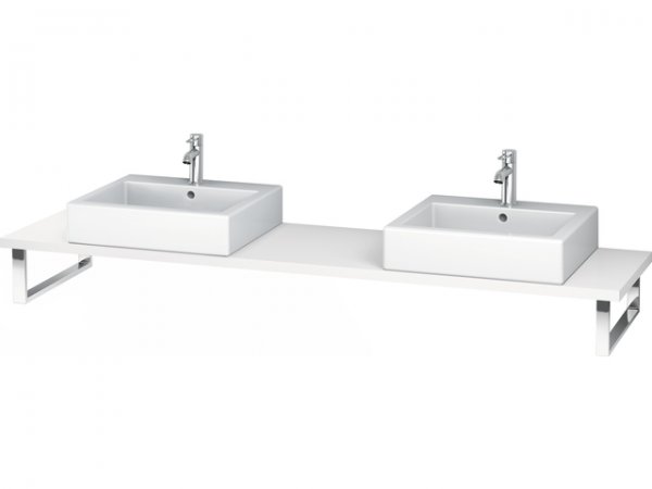 Duravit L-Cube console for countertop basins and built-in washbasins, ...