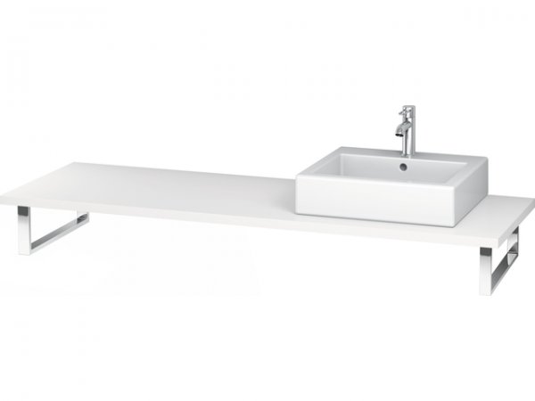 Duravit L-Cube console for countertop basins and built-in washbasins, ...