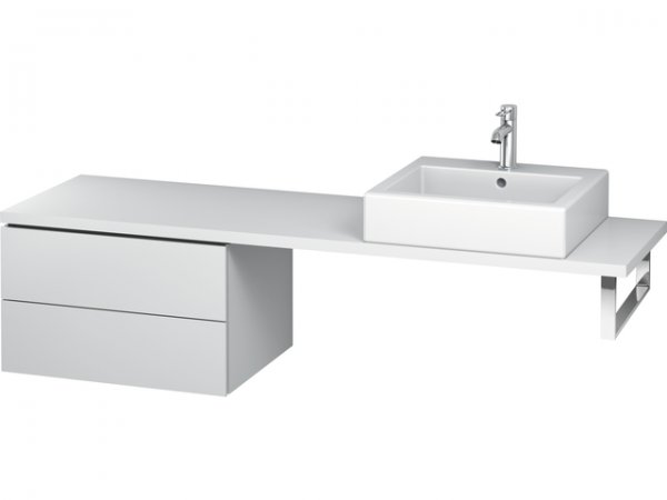 Duravit L-Cube Base unit for console, width 620mm, depth 477mm, 2 drawers