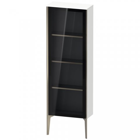 Duravit XViu XV1366 Semi-high cabinet with glass door, vertical, right-hinged, 500x240 mm, height 1330 mm