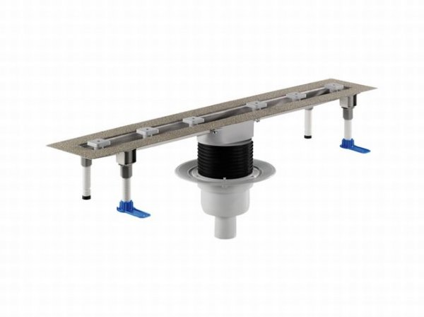 DALLMER shower channel CeraLine vertical F 521644, 900mm, DN 50 height 110mm