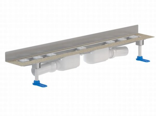 DALLMER shower channel CeraLine PLAN 2 drains 521965, W 900mm, DN 50 overall height 90mm