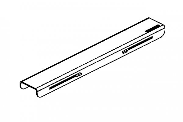 DALLMER cover CeraLine Standard, 526076, lockable, 1100mm