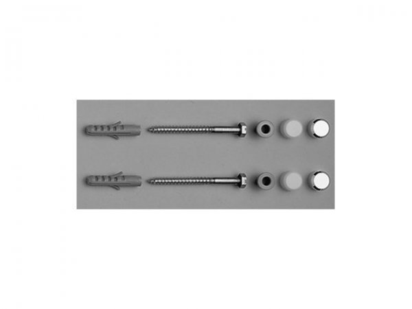 Duravit fixing cover caps white and chrome