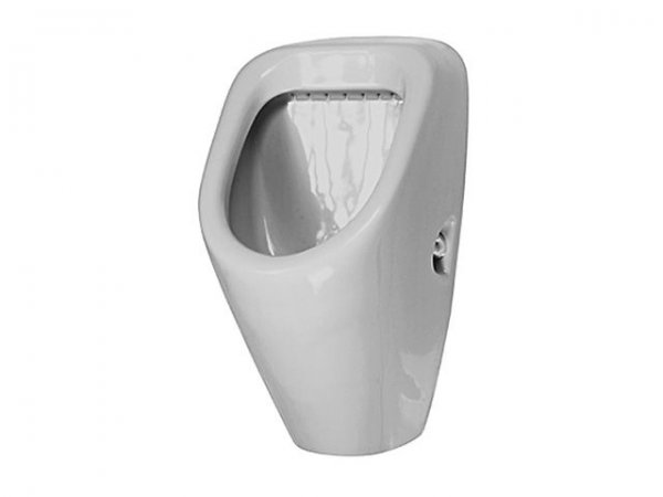 Duravit Urinal Duraplus, inlet and outlet, suction, without cover, with bow tie, white