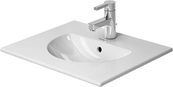 Duravit Darling New Möbelwaschtisch 0499530, mit Überlauf, 1 Hahnloch