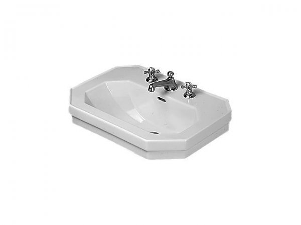 Duravit 1930 washbasin, 80x55cm, 1 tap hole