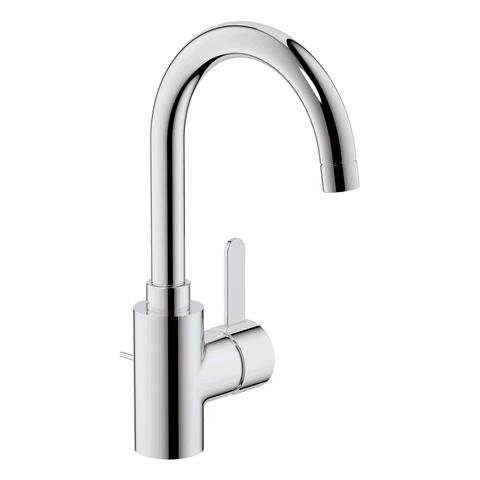 Grohe Eurosmart Cosmopolitan Single lever basin mixer, L-size with waste, with swivelling spout