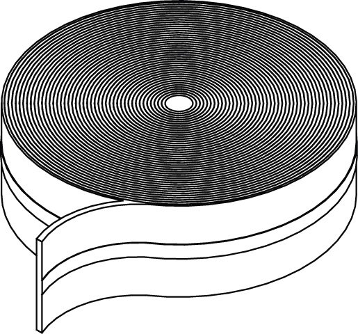 Kermi Randdämmstreifen SE5 01608 L 25 m x B 160 x H 8 mm