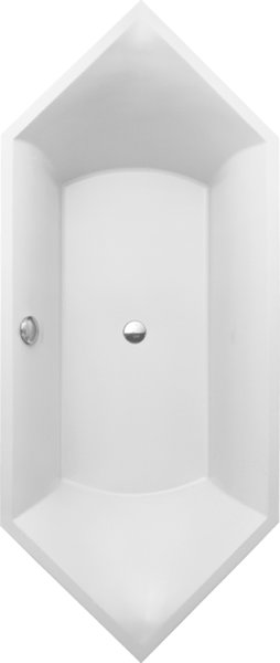Villeroy & Boch bathtub Quaryl hexagon Squaro Duo, UBQ190SQR6V 1900x80...