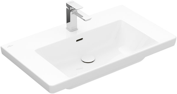 Villeroy & Boch Subway 3.0 cabinet washbasin, 800 x 470 mm, 1 tap ...