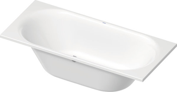 Duravit D-Neo built-in bathtub, rectangular, sanitary acrylic, 1800 x ...