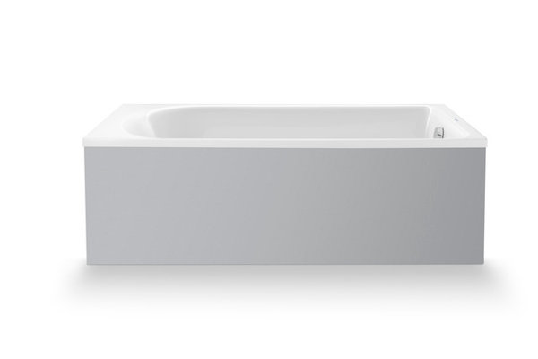 Duravit D-Neo built-in bathtub, rectangular, sanitary acrylic, 1700 x ...