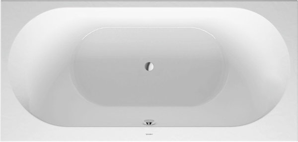 Duravit bathtub Darling New 190x90cm, two sloping backs, 700245, built...