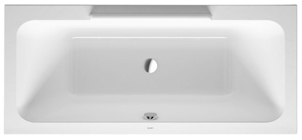 Duravit bathtub DuraStyle 180x80cm, two back slides, 700298, built-in ...