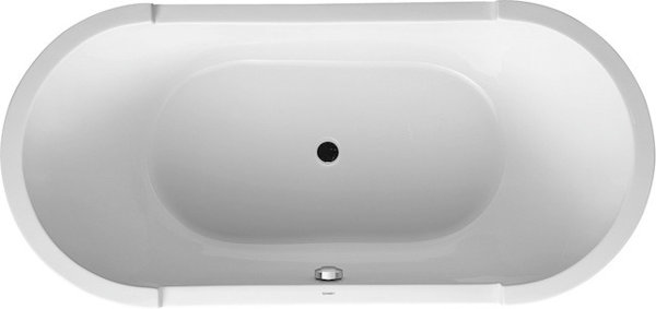 Duravit Starck oval bathtub 190x90cm, two sloping backs, 700011, built...