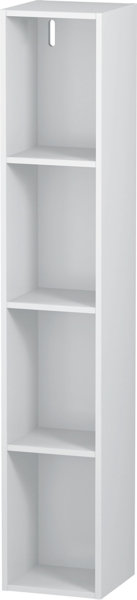 Duravit L-Cube shelf unit, width 180mm, depth 180mm, vertical, 4 shelves