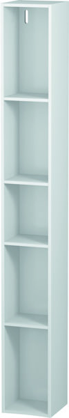 Duravit L-Cube shelf unit, width 180mm, depth 180mm, vertical, 5 compa...