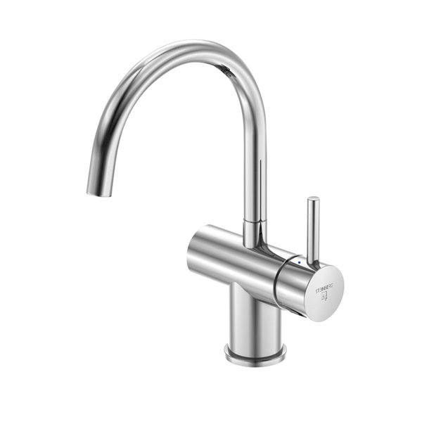 Steinberg 100 series basin mixer, with drain set, projection: 155mm, 1...
