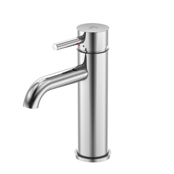 Steinberg 100 series basin mixer, without pop-up waste, projection: 12...