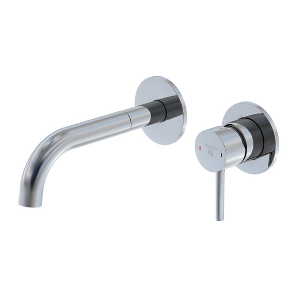Steinberg 100 series basin mixer, ready-mounted set, concealed, Steint...