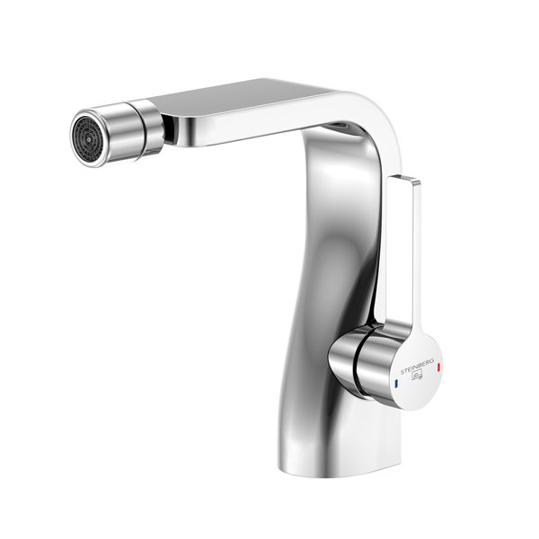 Steinberg 230 series bidet faucet, side operated, with drain set, proj...