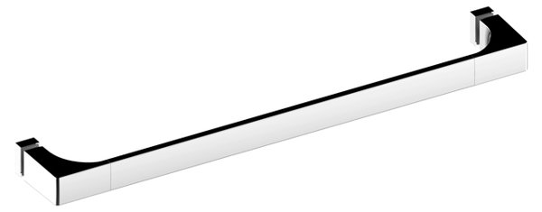 Keuco Edition 11 Shower door handle 500 mm, chrome-plated, counter plates