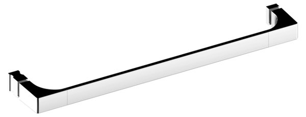 Keuco Edition 11 Shower door handle 500 mm, chrome-plated, with counter plate and handle