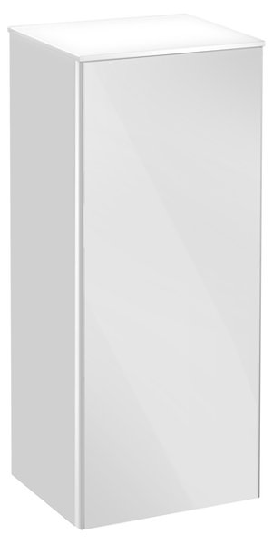 Keuco Royal Reflex middle cupboard 34020, 1 wooden door, left-hinged, 350 x 835 x 335 mm