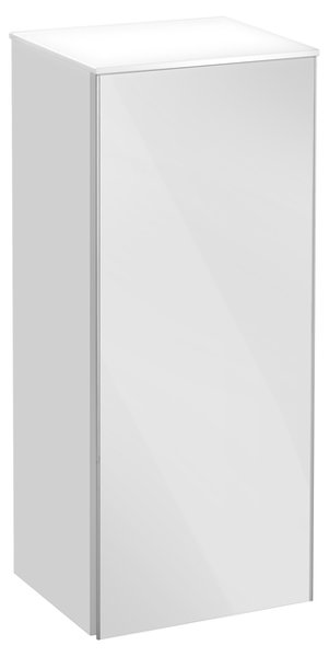Keuco Royal Reflex middle cupboard 34020, 1 wooden door, right-hinged, 350 x 835 x 335 mm