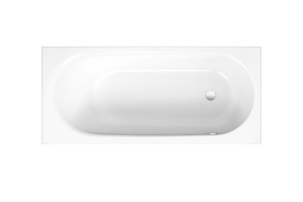 Bette Comodo bathtub, 180 x 80 cm, 1621-, lateral overflow in front