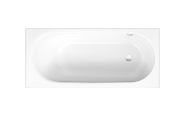 Bette Comodo bathtub, 190 x 90 cm, 1642-, lateral overflow at the back