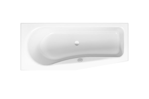 Bette Luna space-saving tub, 170x75x45cm, 2760, right