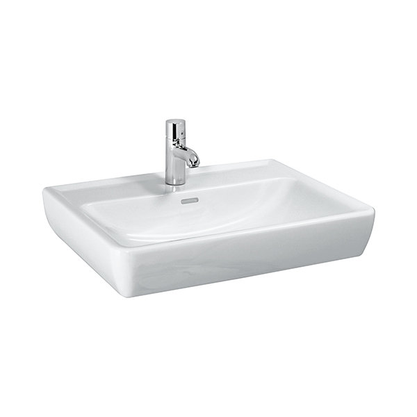 Laufen PRO A washbasin, 1 tap hole, with overflow, 650x480mm, H8189530001041
