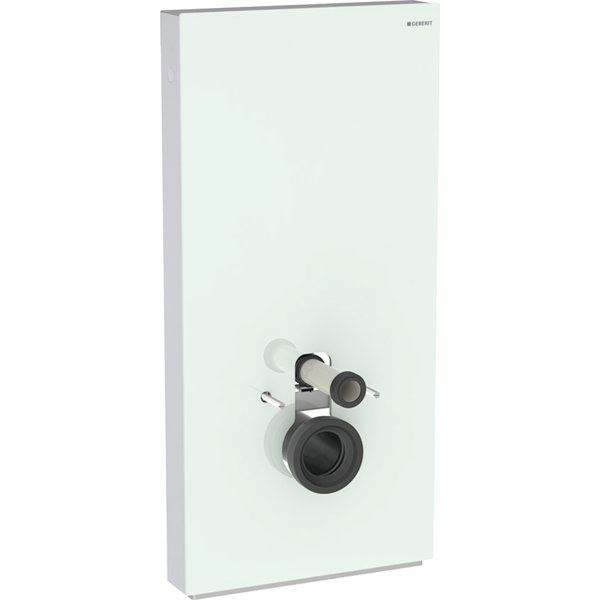 Geberit Monolith sanitary module for wall-mounted toilet, 101cm, water connection on side, with conn...