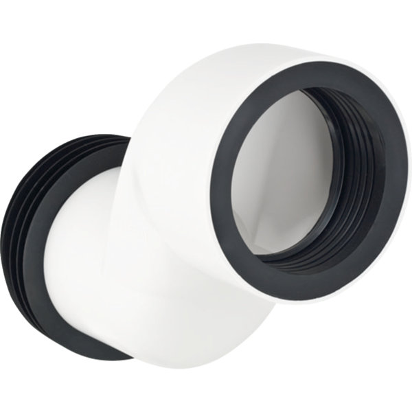 Geberit Monolith connection pipe for wall-mounted WC, 7cm taped, white...