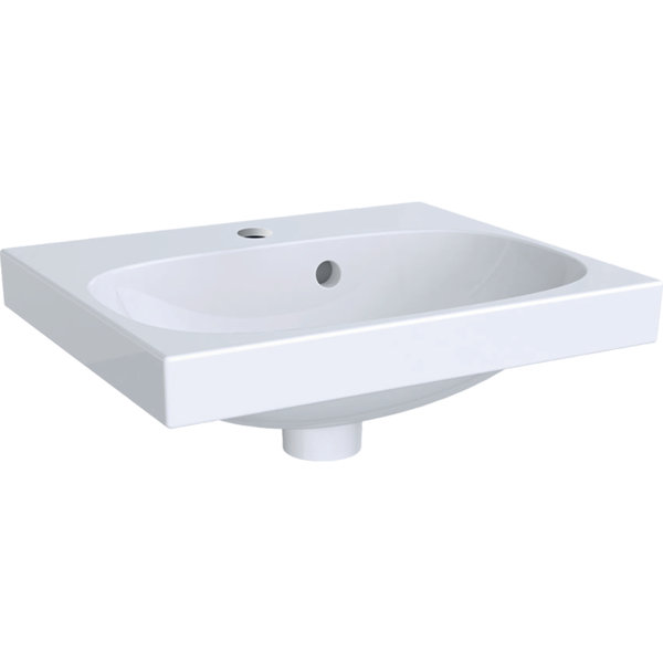 Keramag Acanto hand wash basin 500636, with tap hole, with overflow, 450x380mm