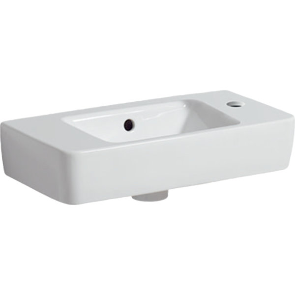 Keramag Renova Nr.1 Comprimo New hand wash basin, 50x25cm, 276150, with tap hole right