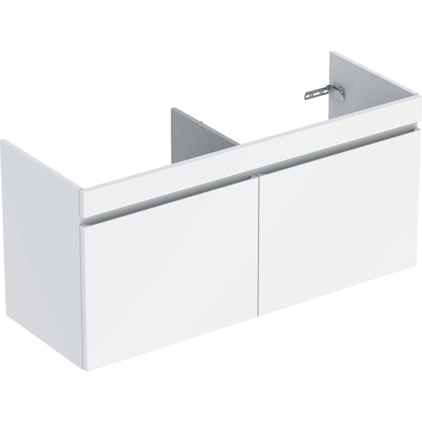 Geberit Renova Plan vanity unit for double washbasin with 2 drawers, 1...