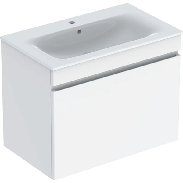 Geberit Renova Plan set with washbasin and vanity unit ,1 drawer, 80x62,2x48cm, 501916