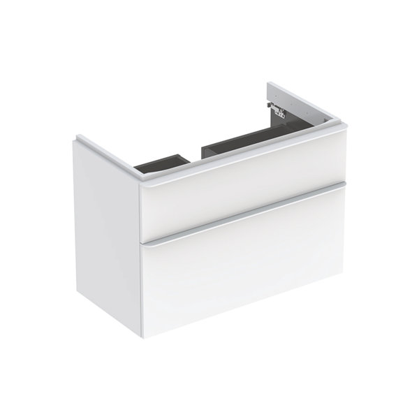 Geberit Smyle Square vanity unit, 500354, 884x617x470mm, with 2 drawers