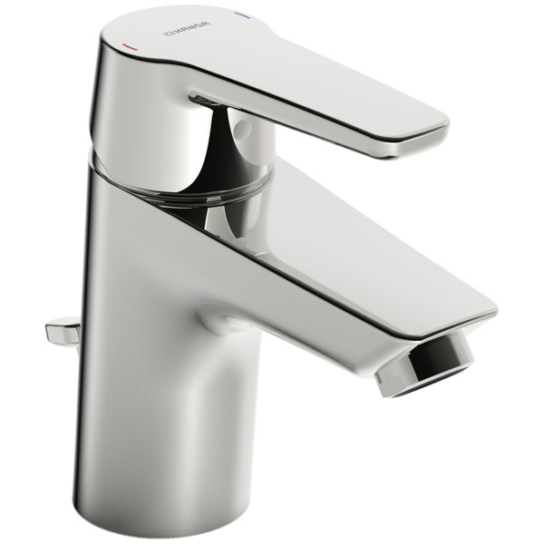 Hansa Hansapolo basin mixer, with drain set, projection: 103 mm, 51402293