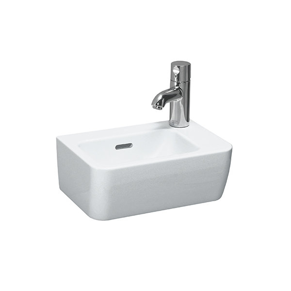 Laufen PRO A hand-rinse basin, 1 tap hole right, with overflow, 360x25...