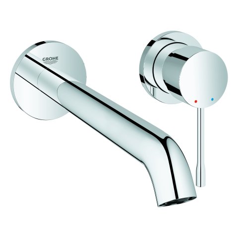Grohe Essence 2-hole basin mixer DN15, wall mounted, projection 230mm