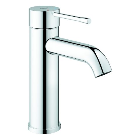 Grohe Essence Single lever basin mixer, S-size, single-hole mounting, without pop-up waste