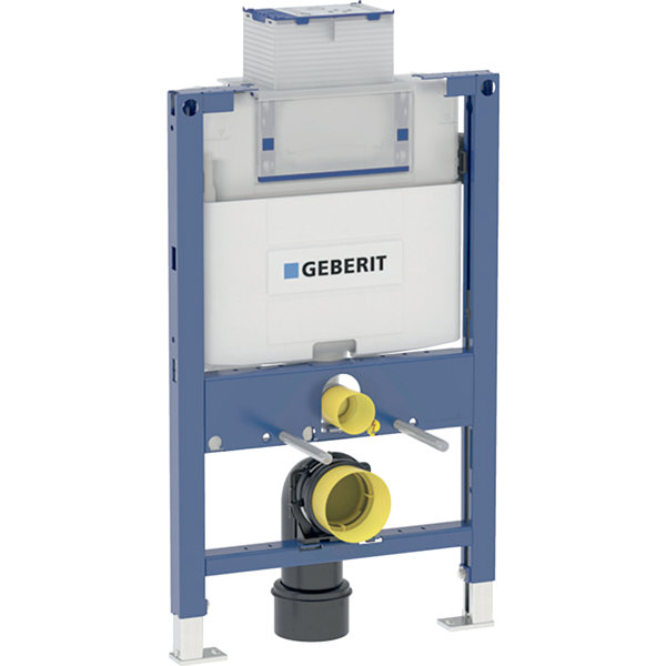Geberit Duofix element for wall-mounted toilet, 82cm, with Omega flush-mounted cistern 12cm