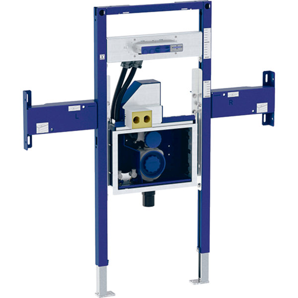 Geberit Duofix element for Geberit ONE washbasin and Geberit ONE wall tap, partial height, with flus...